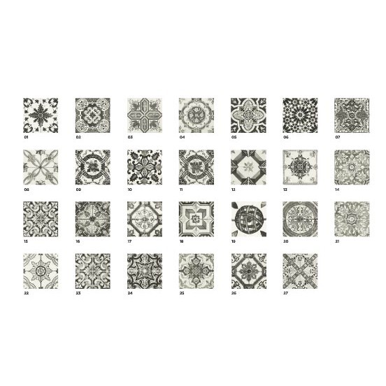 Belonend Toevlucht oplichterij Nikea Sephia Turkish Moroccan Style Patterned Feature Tile Matt