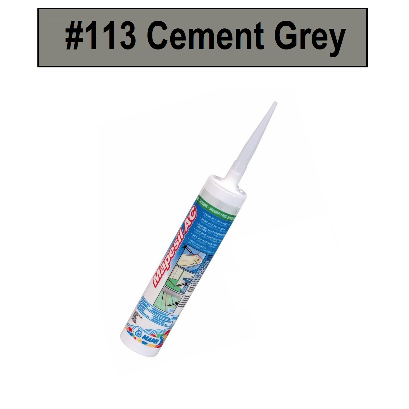 kalorie Uskyldig Særlig Mapesil AC #113 Cement Grey