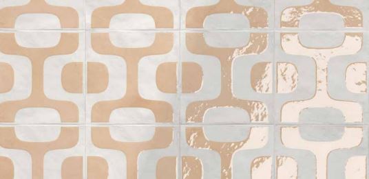 Manufatti Ipanema geometric patterned wall tiles grouped
