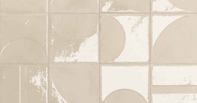 Manufatti Sagome abstract patterned wall tiles grouped