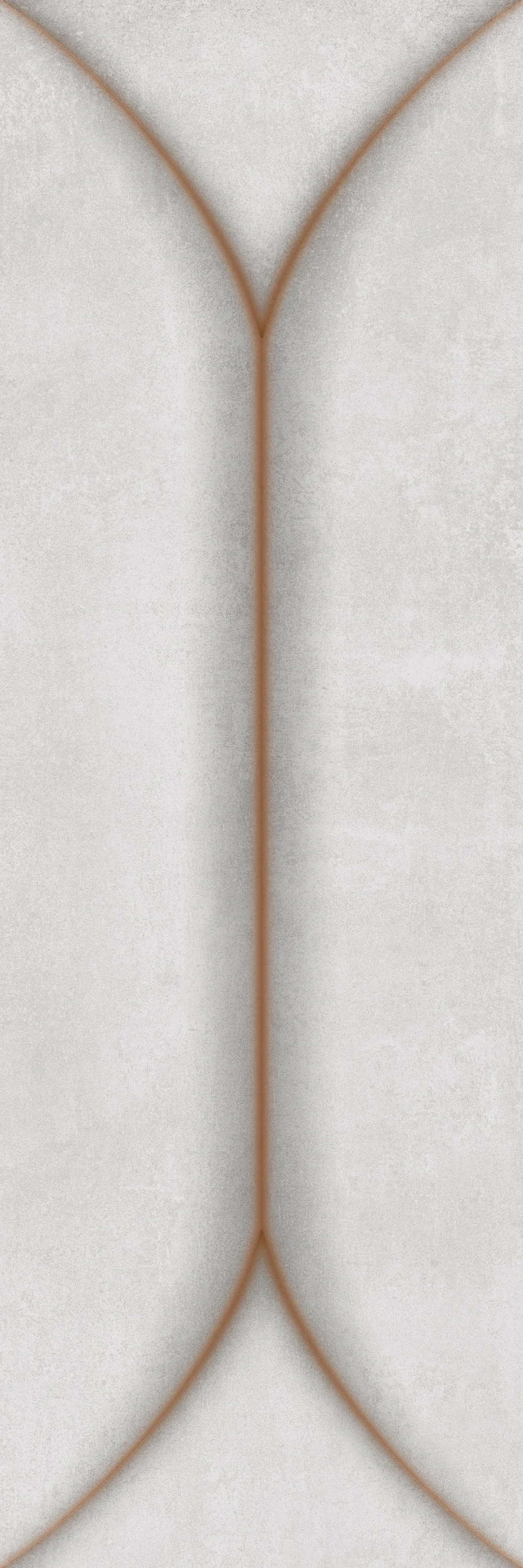 Close-up of Negassi Ice geometric patterned tile in light neutral tone