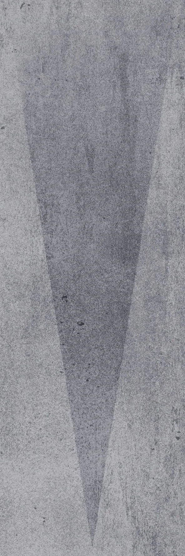 Pyramid Grey tile - elongated triangle shape in grey mottled colours