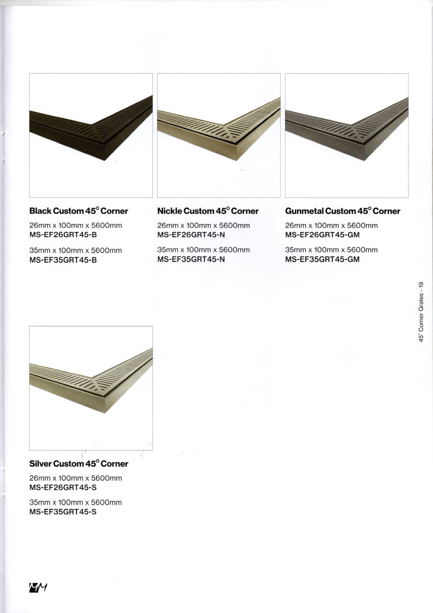 Muses 45 degree grates