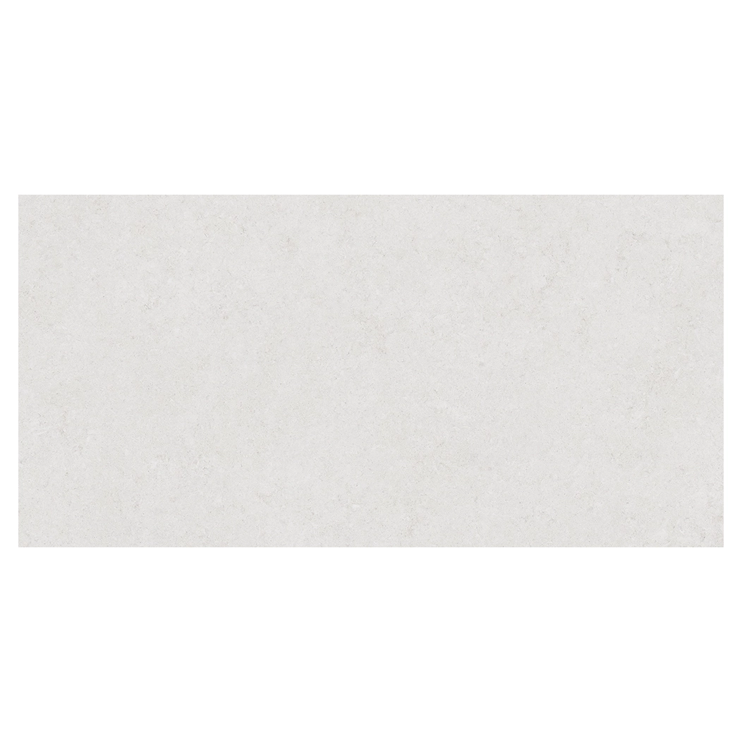 Vinci White plain porcelain wall tile with soft stone look finish