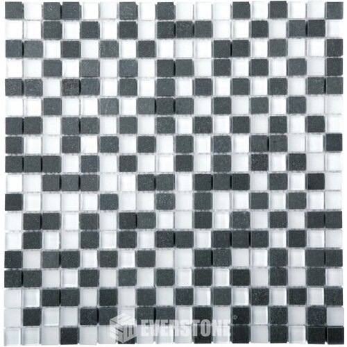 EE0477 - Basalto/Glass Mix Mosaic 15x15mm