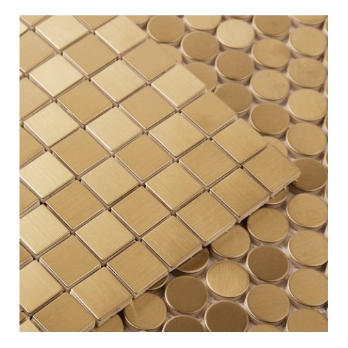 Stainless Steel Bright Gold Mosaic EE0553 Gold