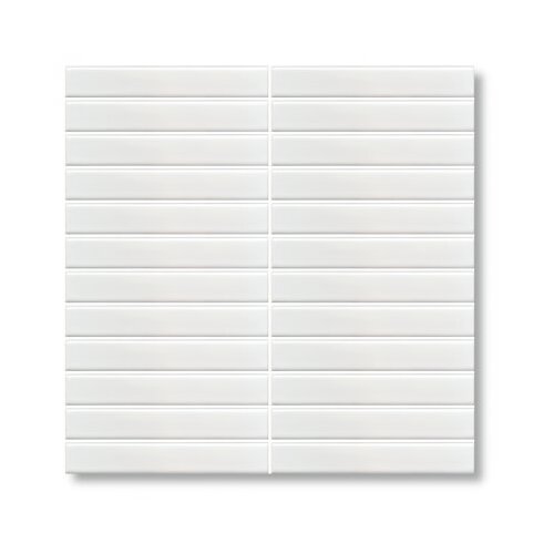 EE2054 : Cottage White Matt Porcelain Mosaic 20x145mm