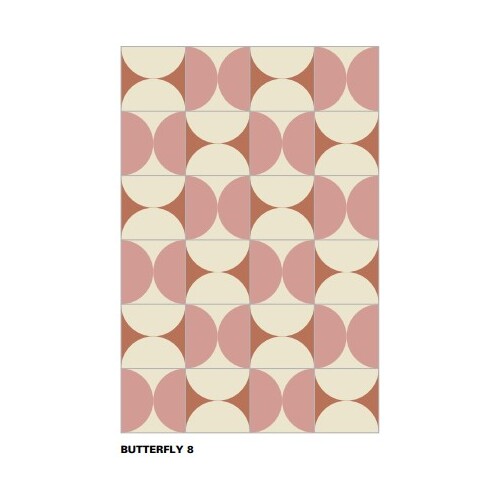 Cement Tile - Butterfly 8