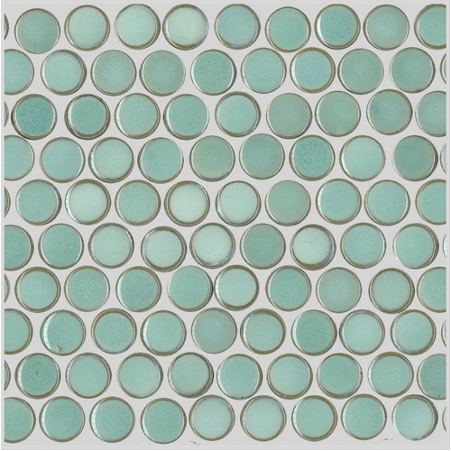 Penny Round Mint Gloss 20mm