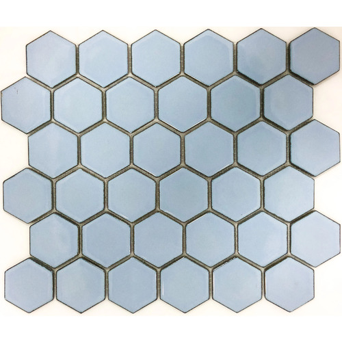 Hexagon Antique Pale Blue PD0082