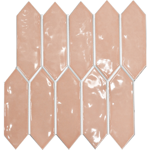Arrow Shape Sheeted - Peach Gloss