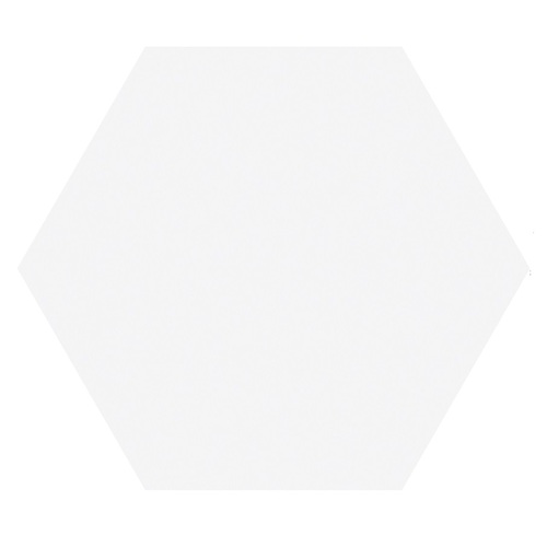 White Hexagonal Matt 150x170mm