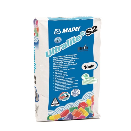 Ultralite S2 White 13.5kg Tile Adhesive